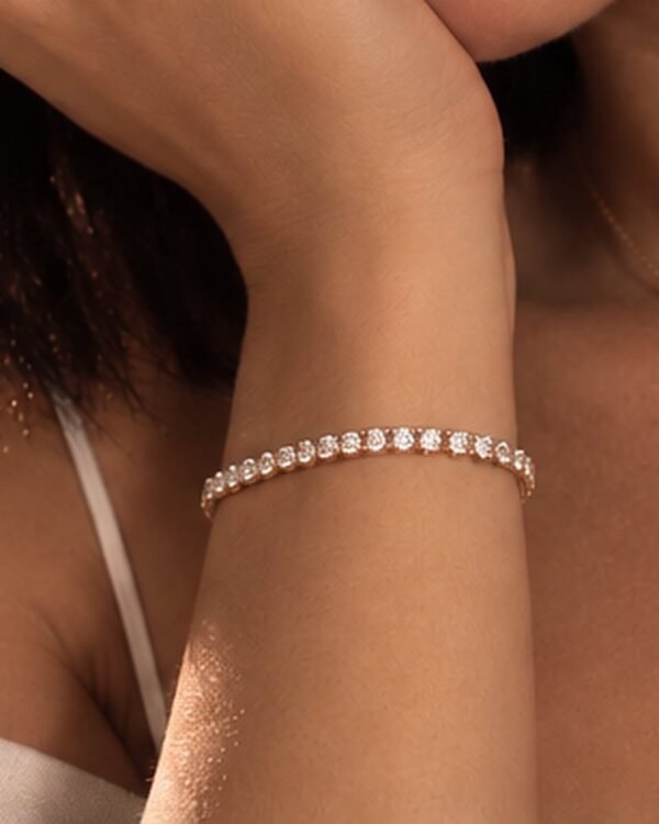 Pulsera riviera de diamantes